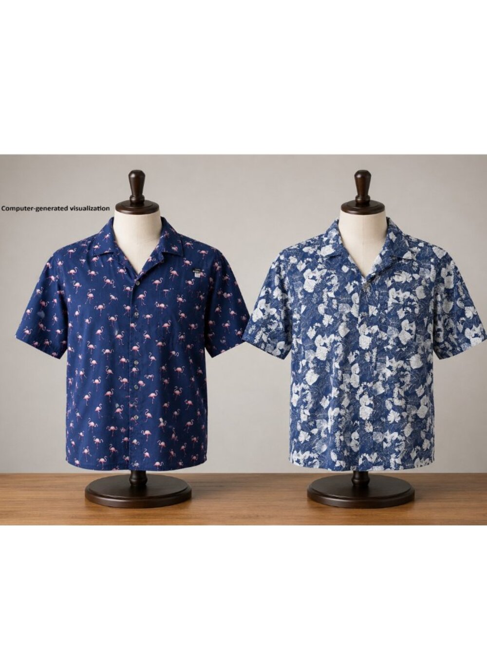 Basic Editions Men's XL Button-Up Shirt Bundle | Flamingo & Botanical Prints